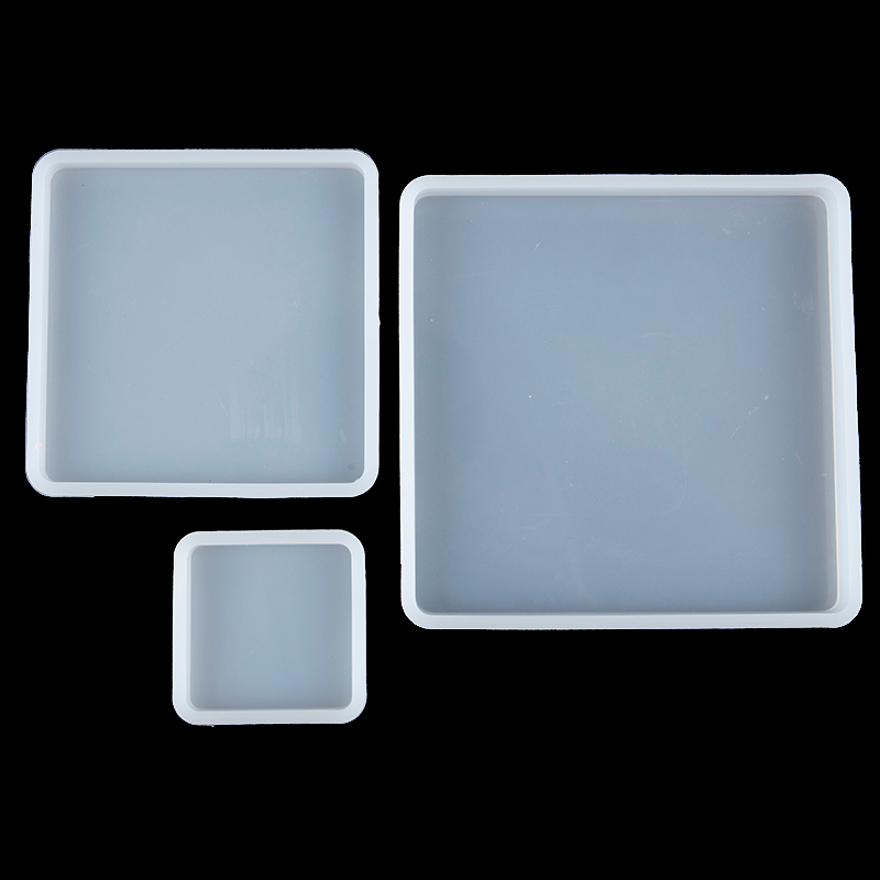 Serving Tray Mold - Square Silicone Casting Epoxy Molds For