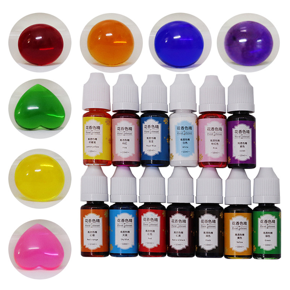 Flower Preservation Resin - 13 Color Epoxy Resin Pigment DIY