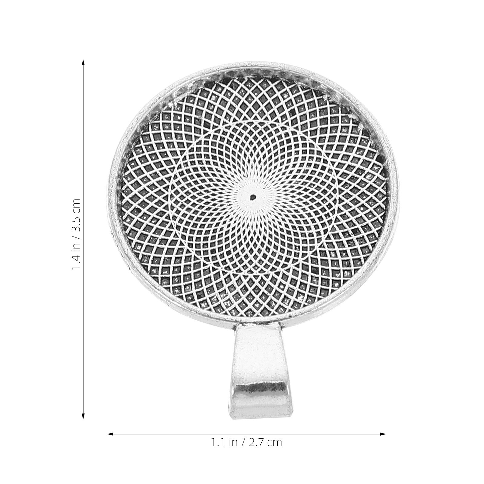 40Pcs Round Bezel Pendant Base - Bezels Set Pendant 评论和价格