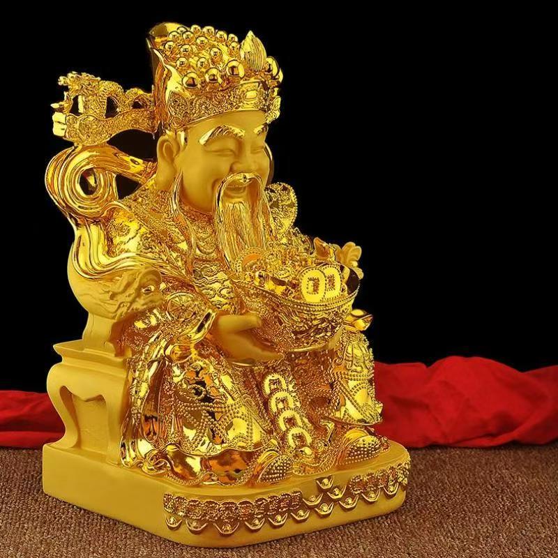 Feng Shui Gold God of Wealth L - Resin Crafts 评论和价格