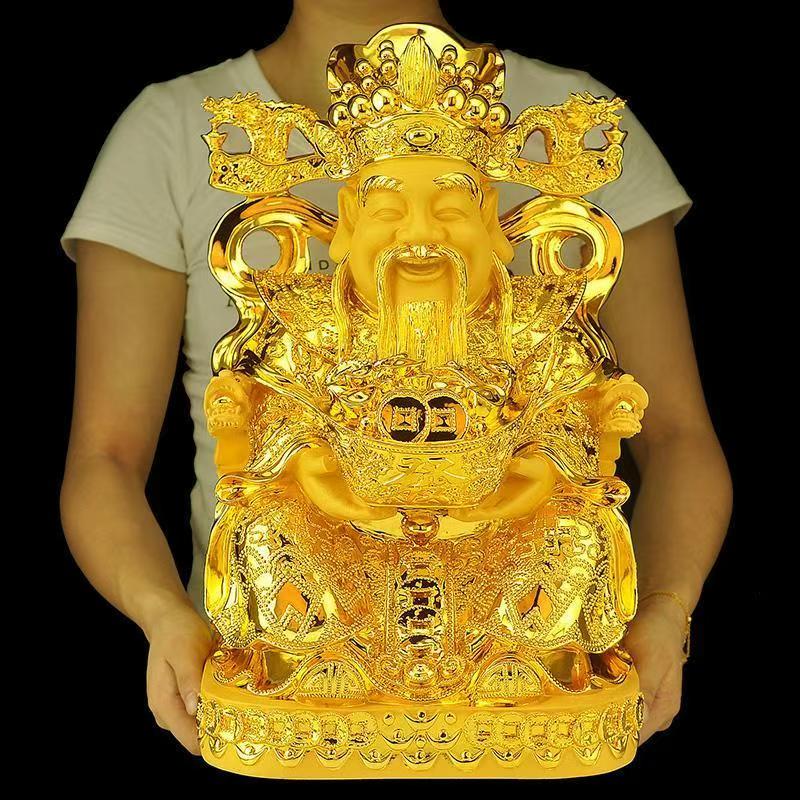 Feng Shui Gold God of Wealth L - Resin Crafts 评论和价格