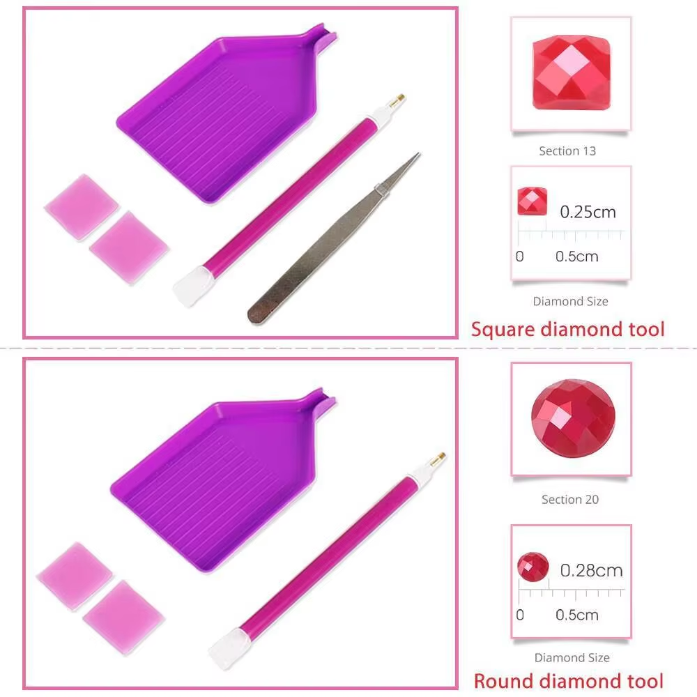 Sanrio Family  Diamond Paintin - Resin Craft Kit 评论和价格