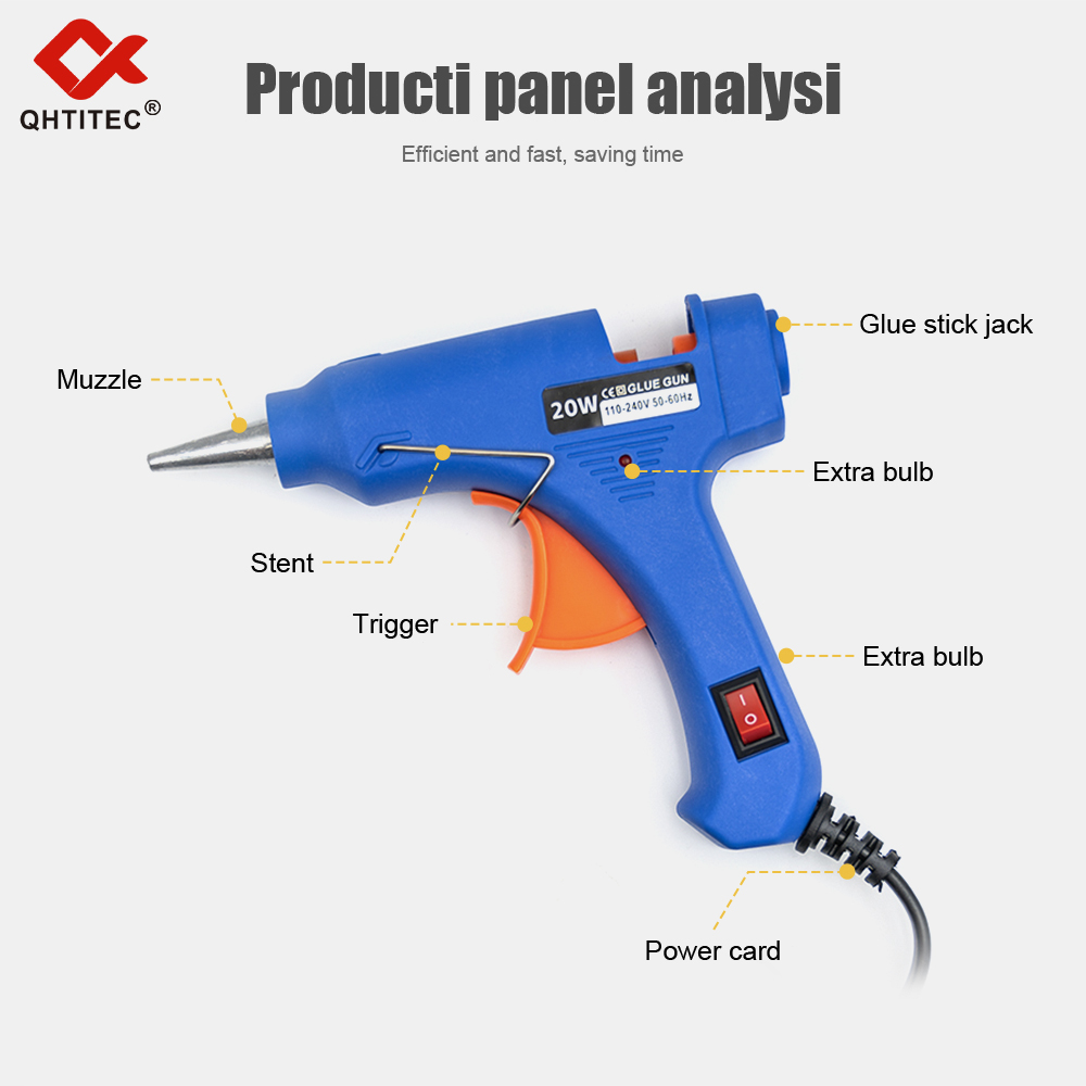 JCD 20W Hot Melt Glue Gun With - Heat Gun Small 评论和价格