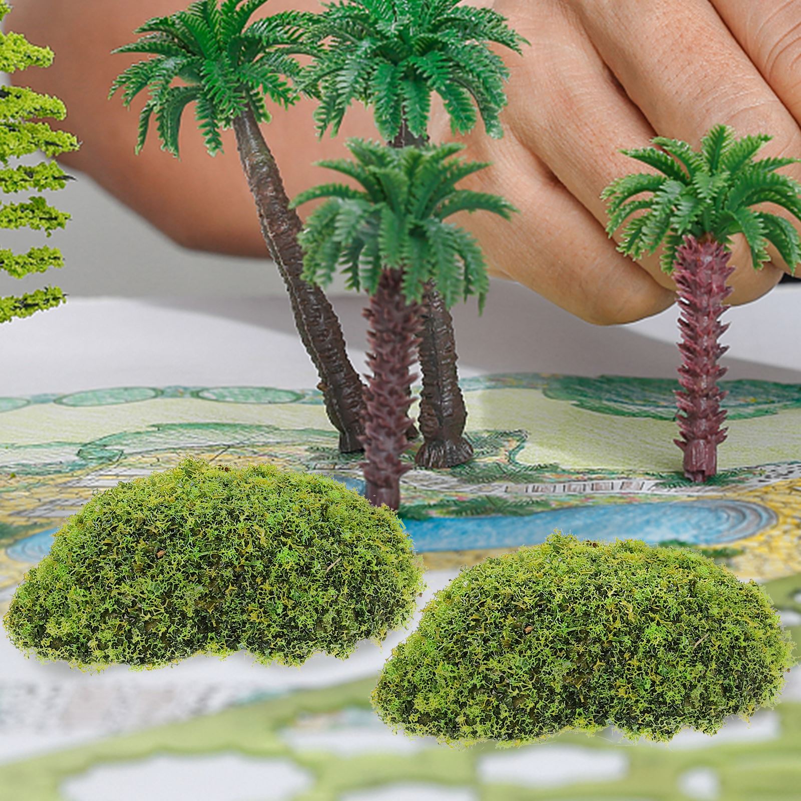 12pcs Artificial Moss RocksFak - Terrarium Moss Art 评论和价格