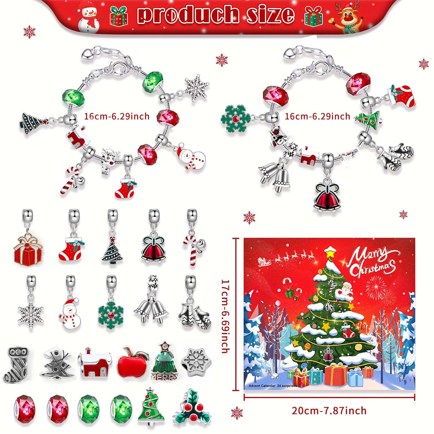 Creative Christmas 24-Day Coun - Resin Jewelry Kit 评论和价格