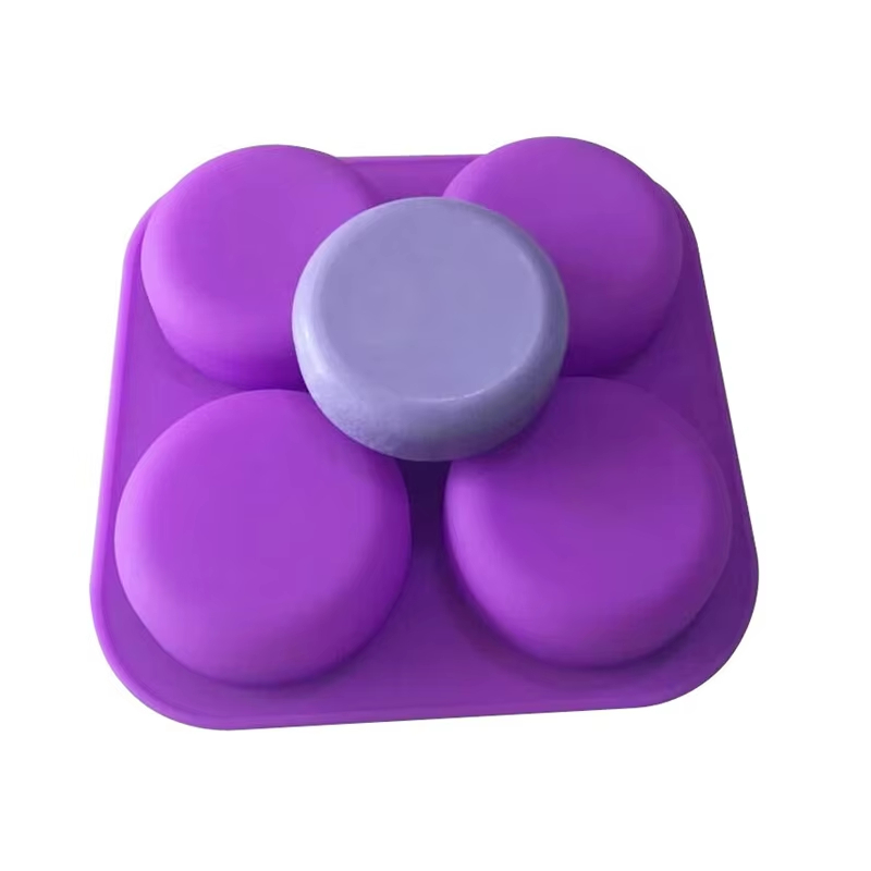 1-2 PCS 4 Cavity Reusable Roun - Coaster Mold Round 评论和价格