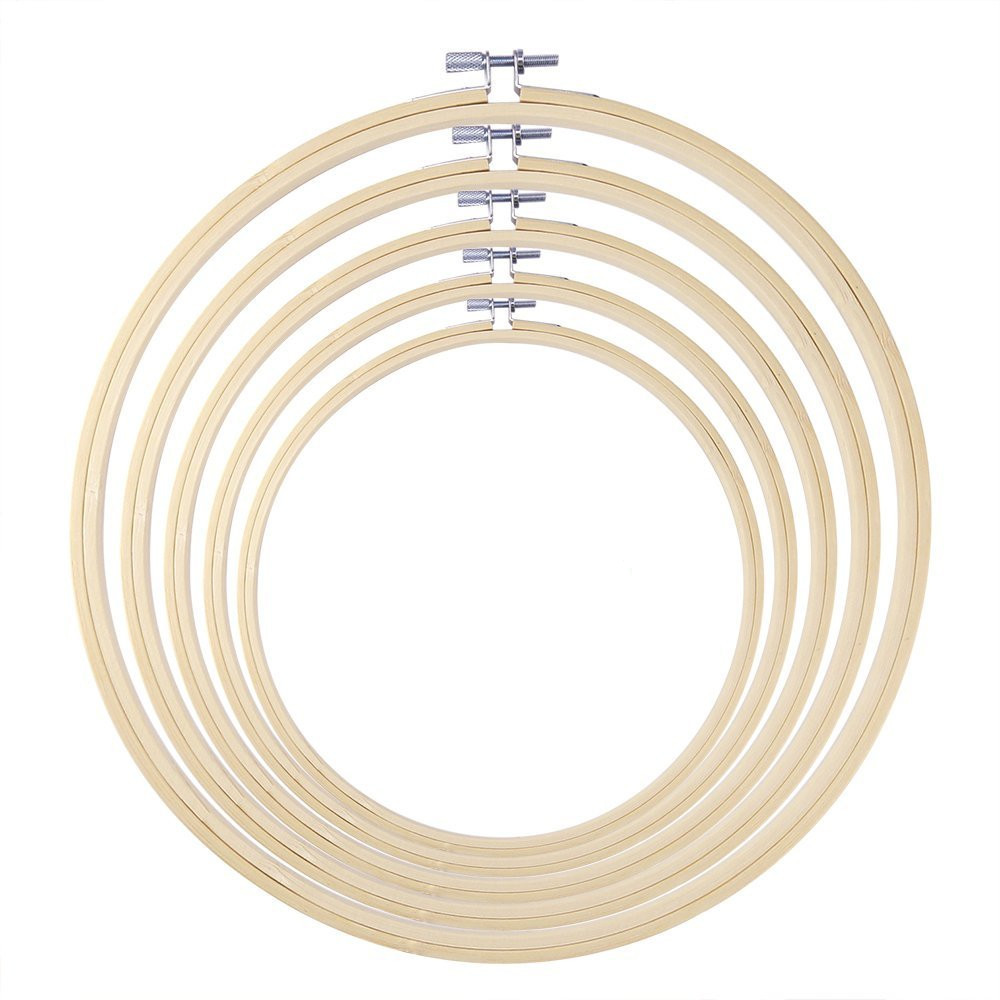 30cm DIY Embroidery Hoop Tool  - Wood Ring Blank 评论和价格