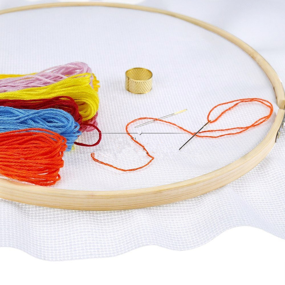 30cm DIY Embroidery Hoop Tool  - Wood Ring Blank 评论和价格