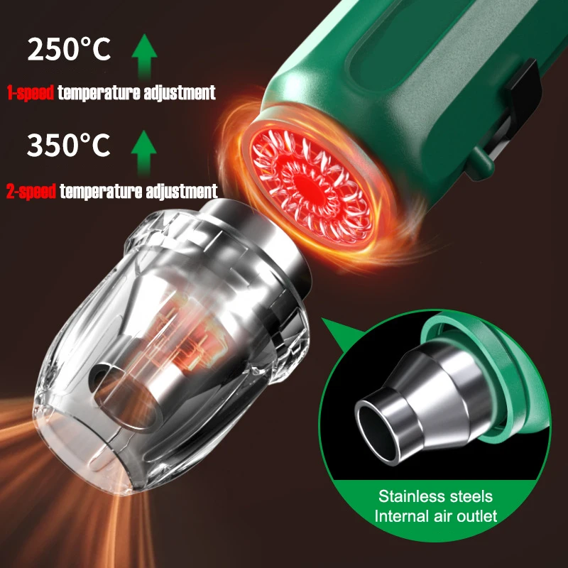 350W 2 Gears Hot Air Gun Mini  - Heat Gun Small 评论和价格