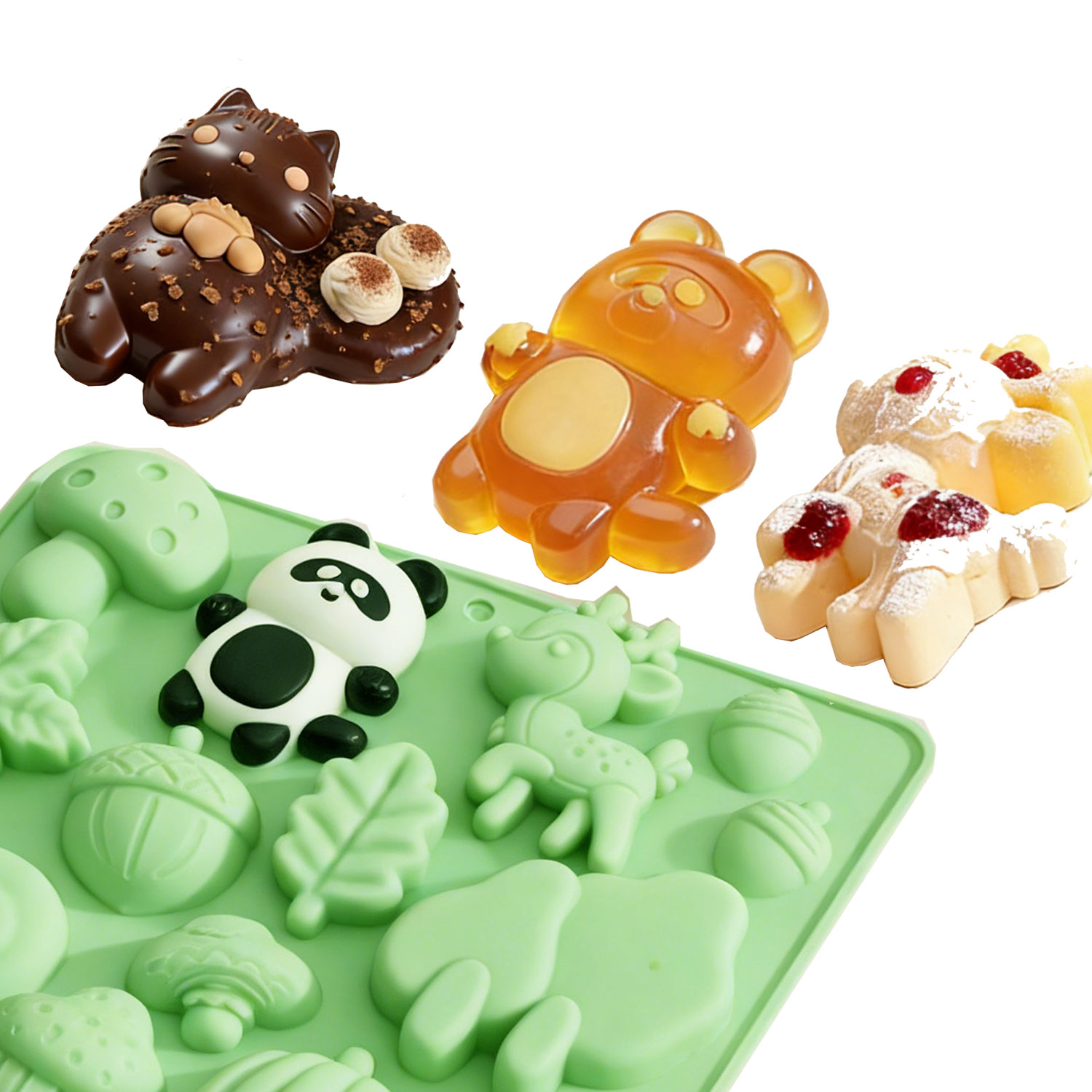 1 Silicone Cake Mold in the Sh - Resin Craft Supplies 评论和价格