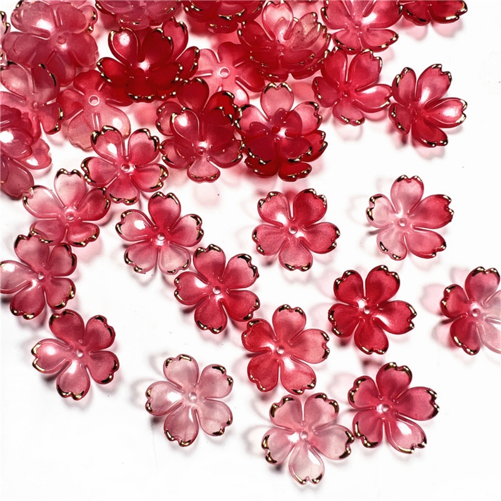 50pcs/lot 19mm Acrylic Cherry  - Flower Preservation Resin 评论和价格