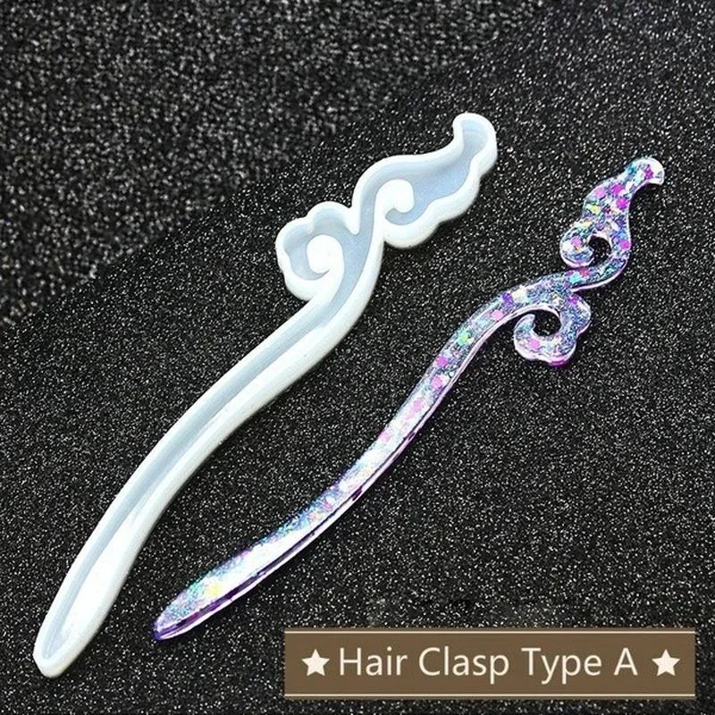 New Transparent Hairpin Silico - Resin Craft Supplies 评论和价格