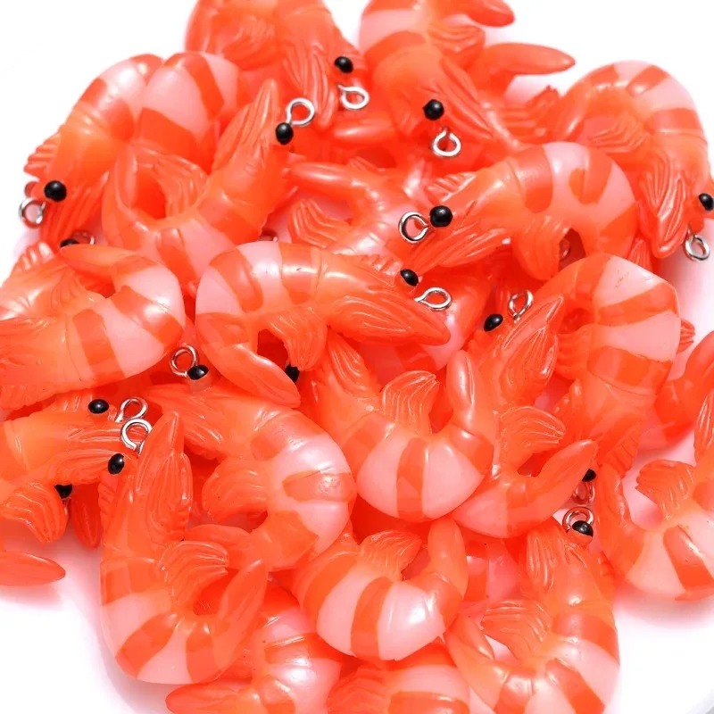 10Pcs 3D Simulated Lobster Shr - Resin Craft Supplies 评论和价格