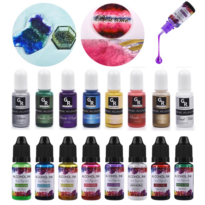 10ml/15ml Art Ink Alcohol Resi - Resin Dye Alcohol 评论和价格