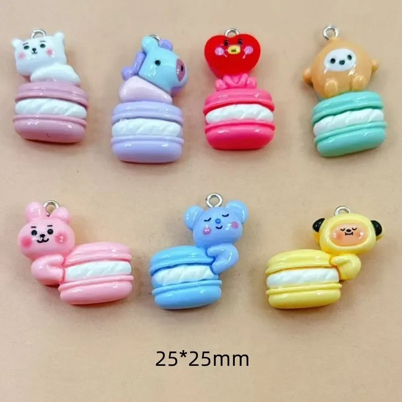 10pcs Mixed Cartoon Resin Char - Resin Craft Supplies 评论和价格