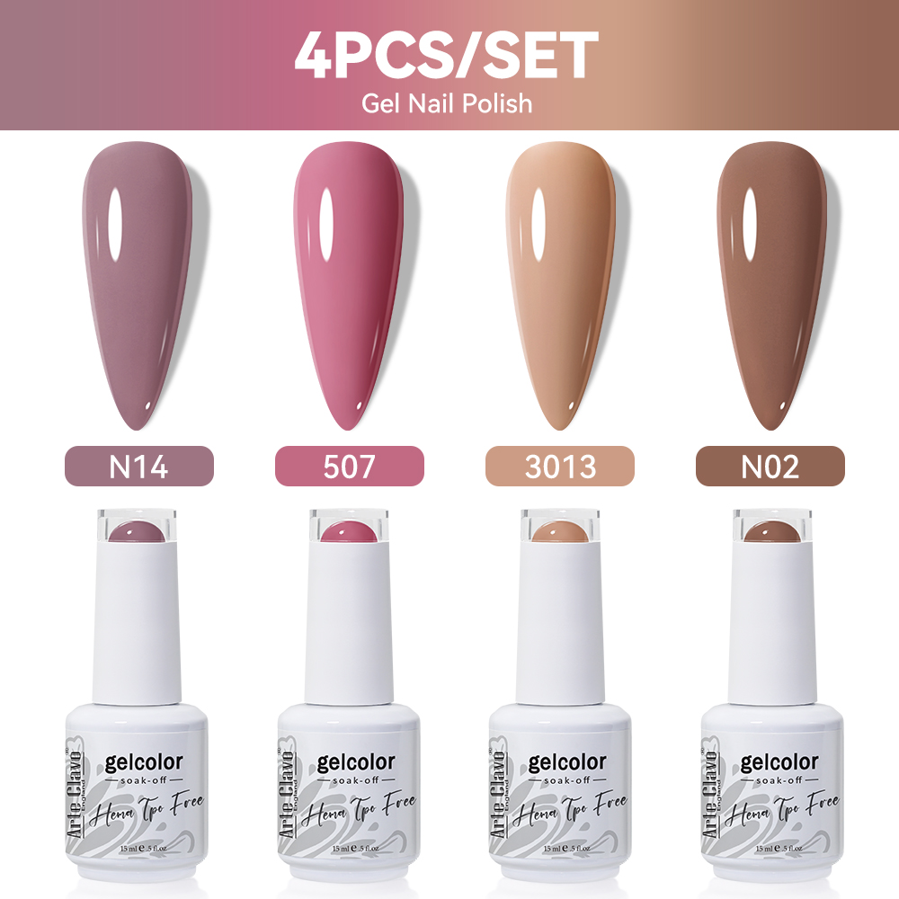 Arte Clavo 4pcs/Set Gel Nail P - Resin Glitter Pack 评论和价格