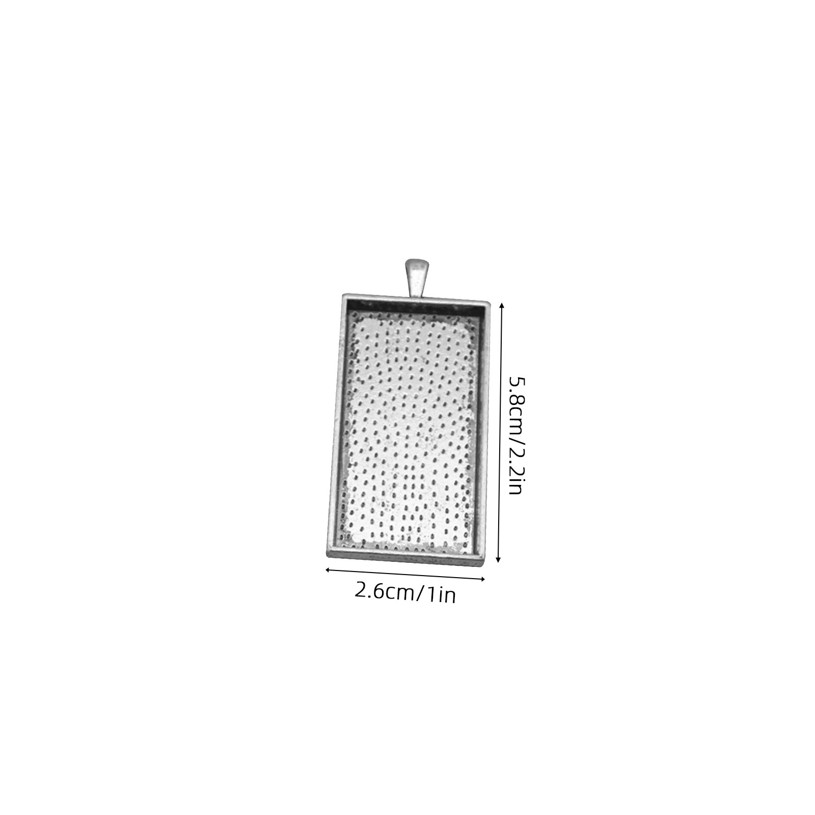 10Pcs Alloy Pendant Trays Vint - Bezels Set Pendant 评论和价格